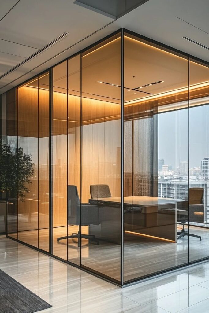 Glass Office Partition