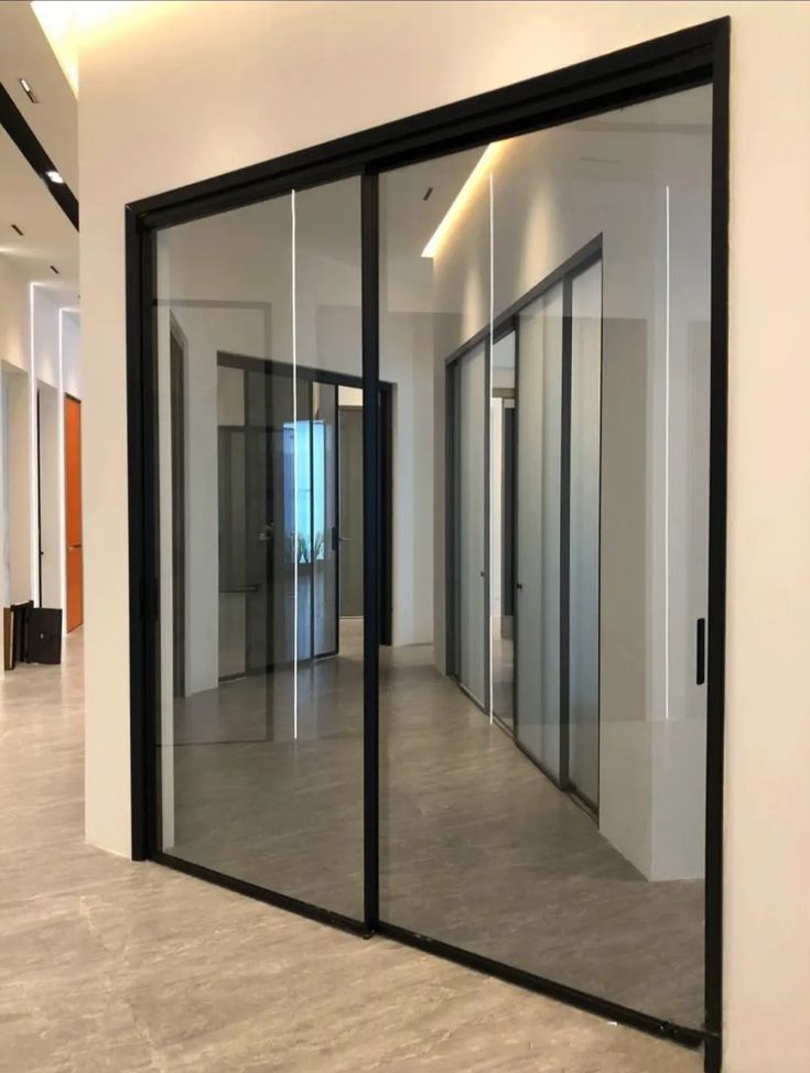 aluminium frame glass sliding door