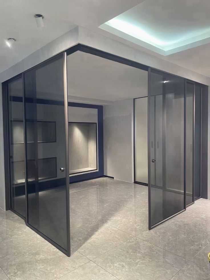 glass partition and door system