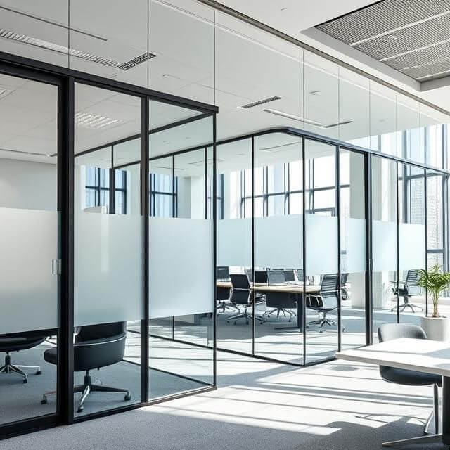 Office Glass Partitions Company Dubai Glass Company in Dubai
