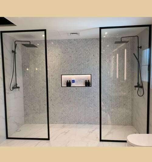 Bathroom Glass Design Dubai: Modern Elegance for Every Bathroom Custom Wall Mirror Installation Dubai Bathroom 3