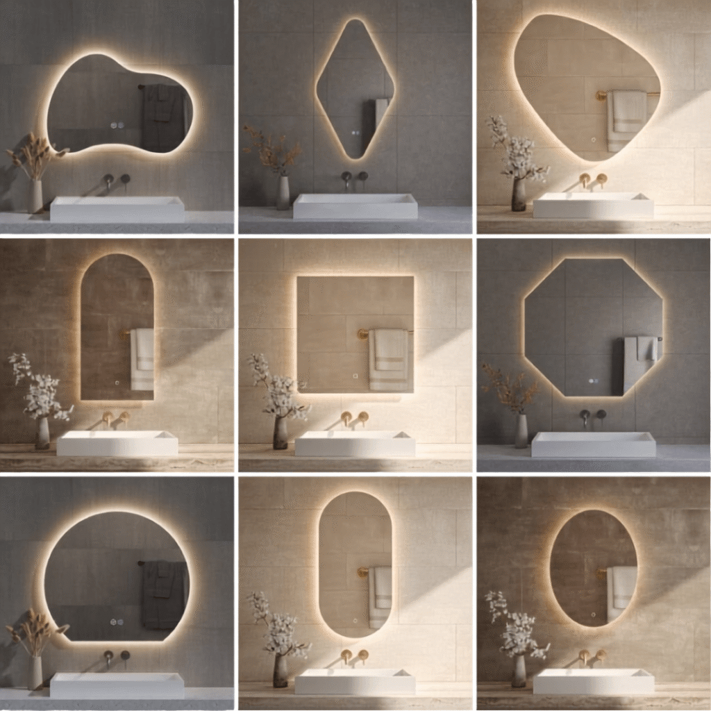 led mirrors Dubai