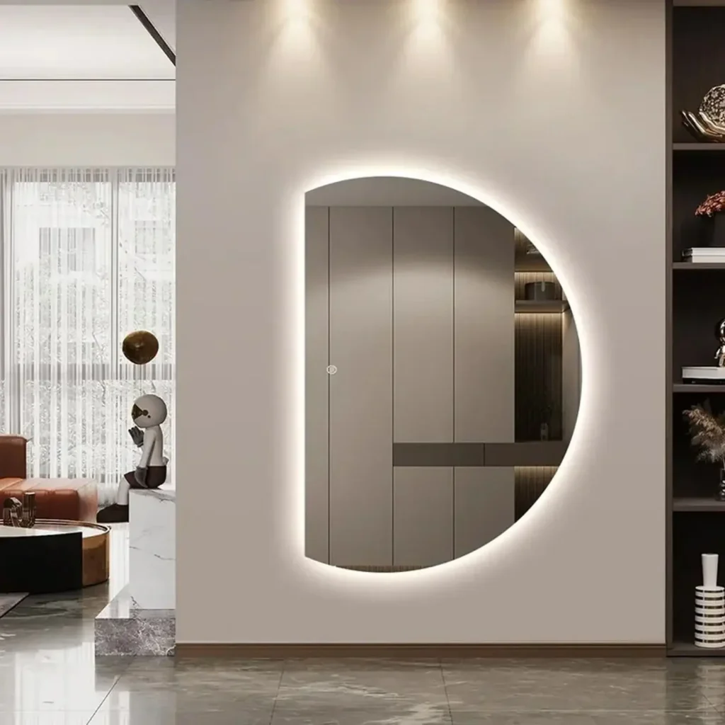 Frameless LED Mirror Installation Dubai