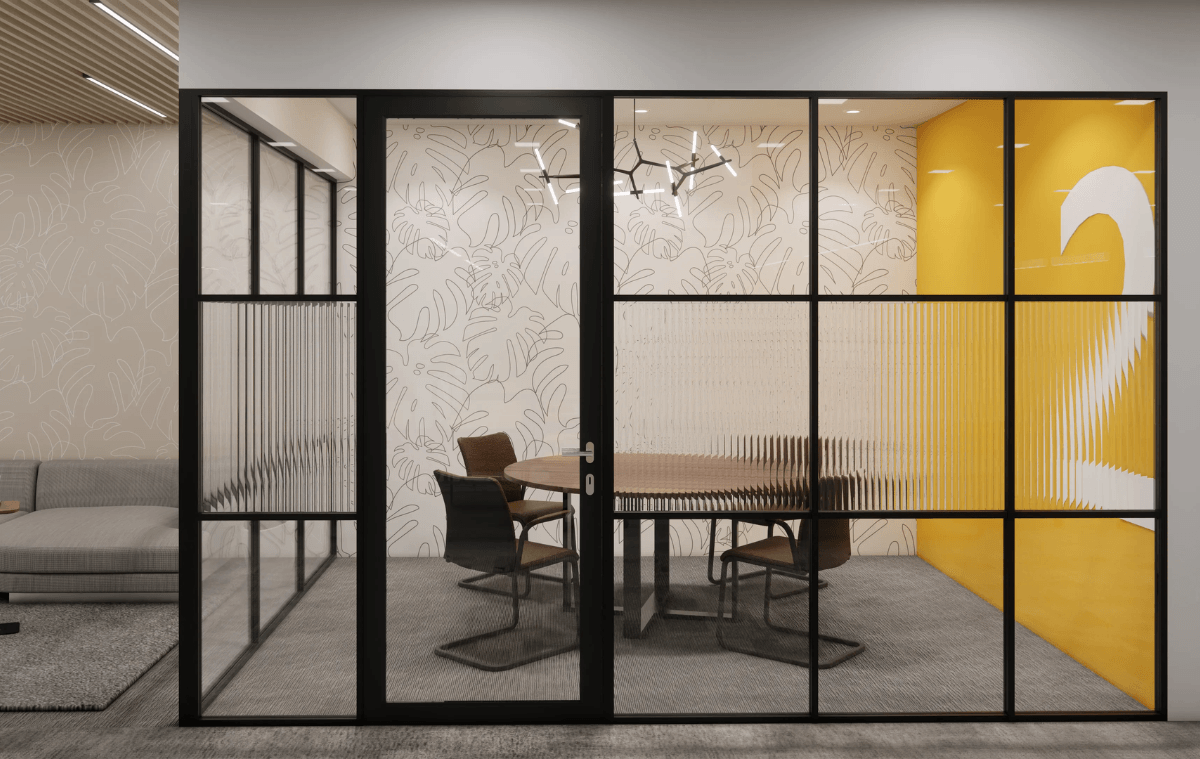 Office Glass Partition Installation Office Glass Partition Installation