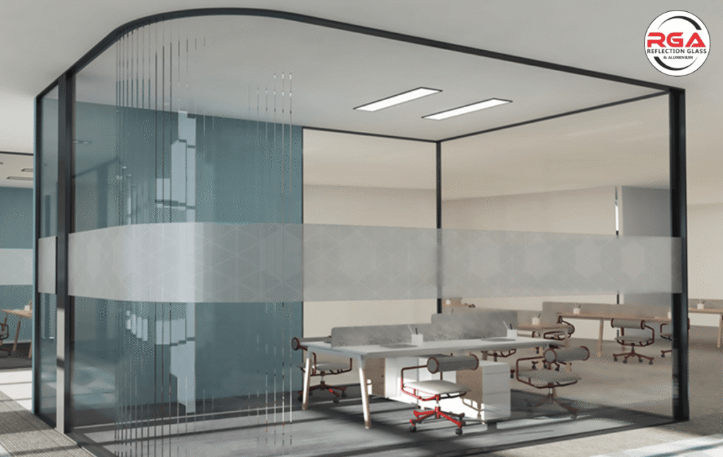 Office Glass Partition Installation Office Glass Partition Installation